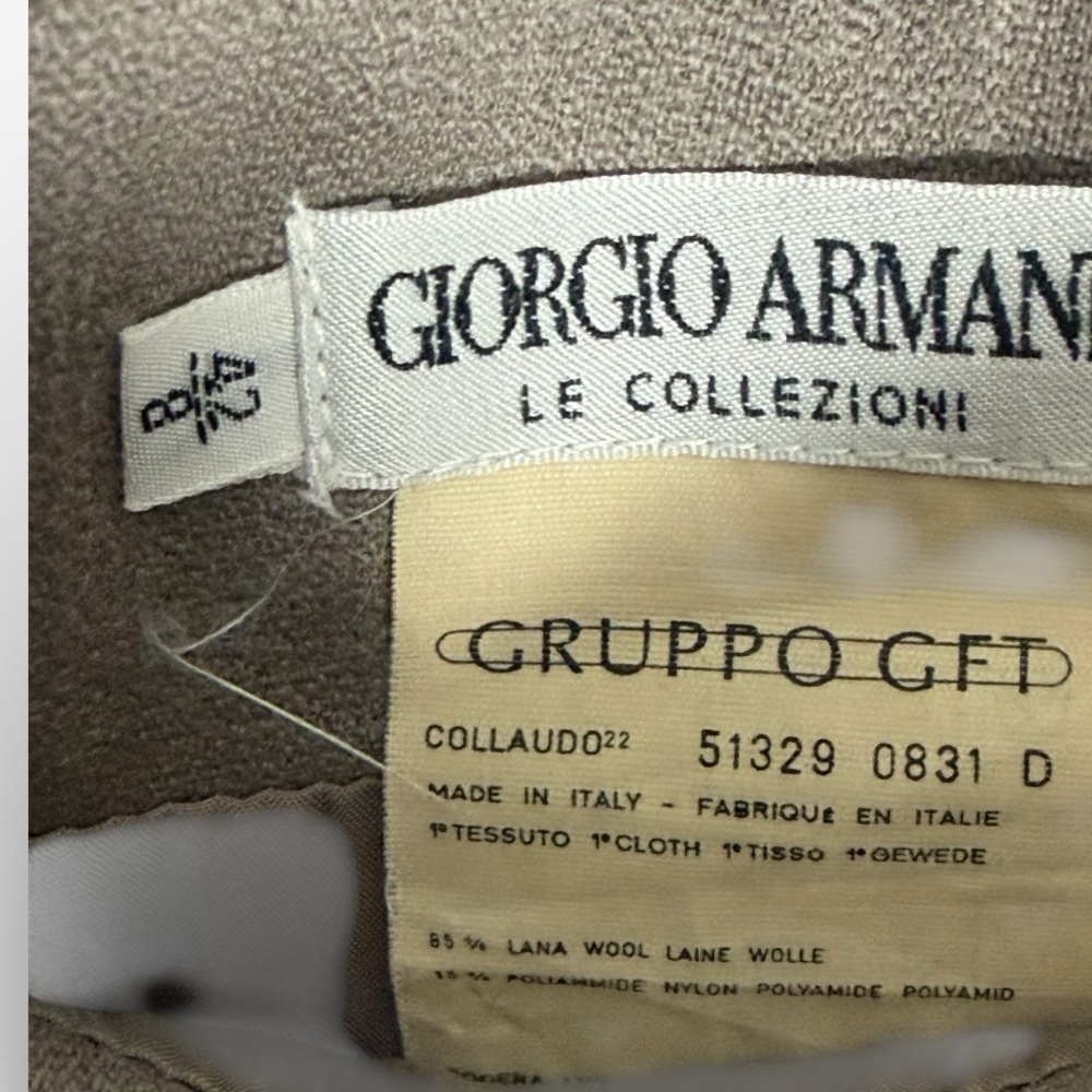 Giorgio Armani Taupe Pencil Skirt - Neutral - Office Wear - Size 8 - Picture 4 of 6